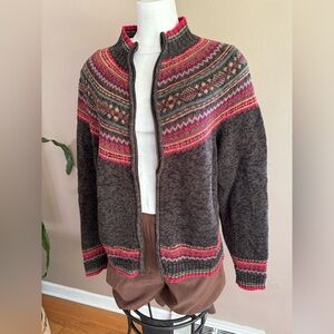 Tiara Multicolor Knit Zip-Up